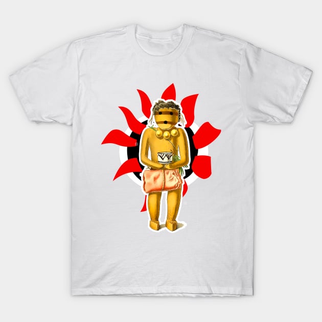 Indian doll with drum, children's toy T-Shirt by Marccelus